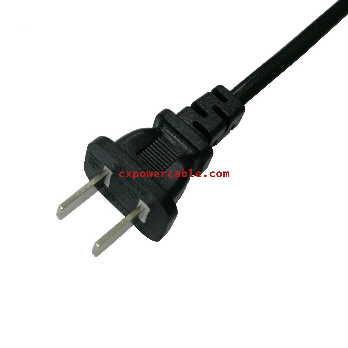 China style 2pin plug to figure 8 tail plug AC power cable